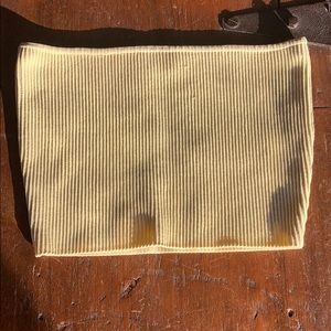 Light yellow tube top